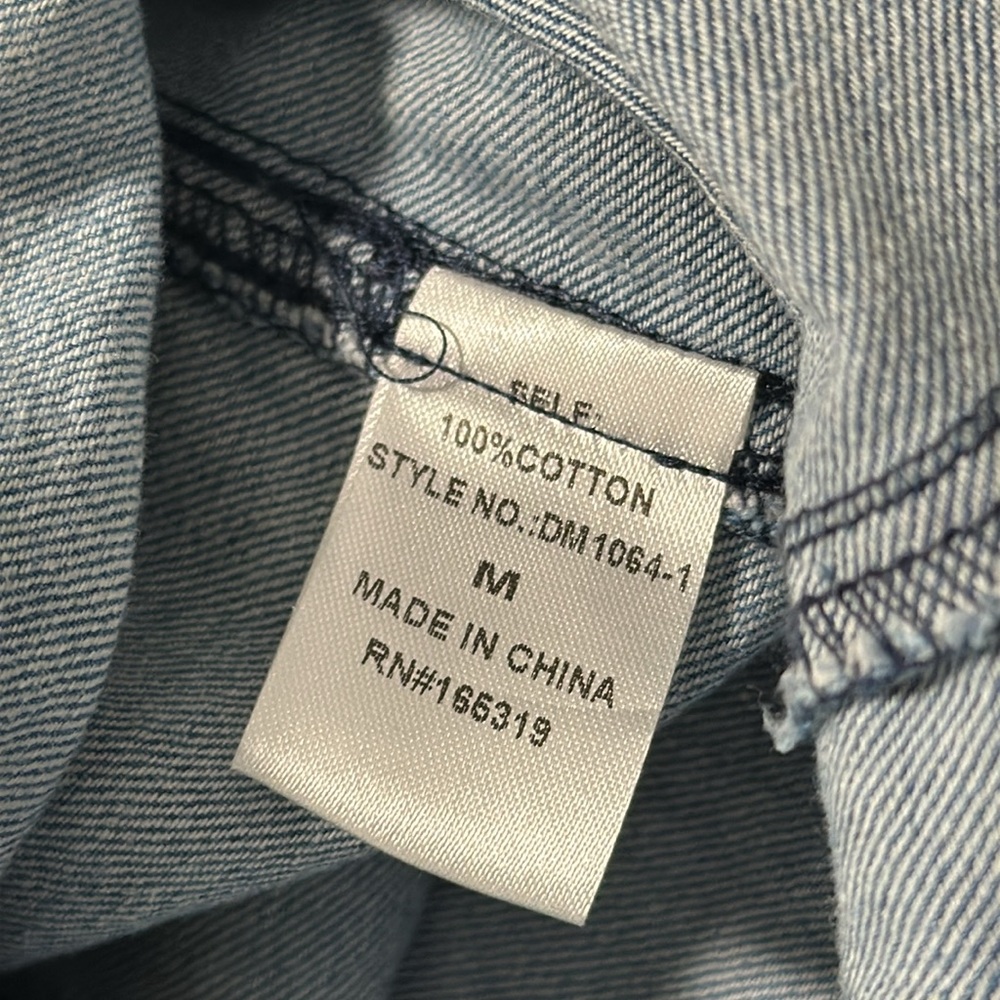 Women's Blue Denim Overalls - Picture 5 of 7